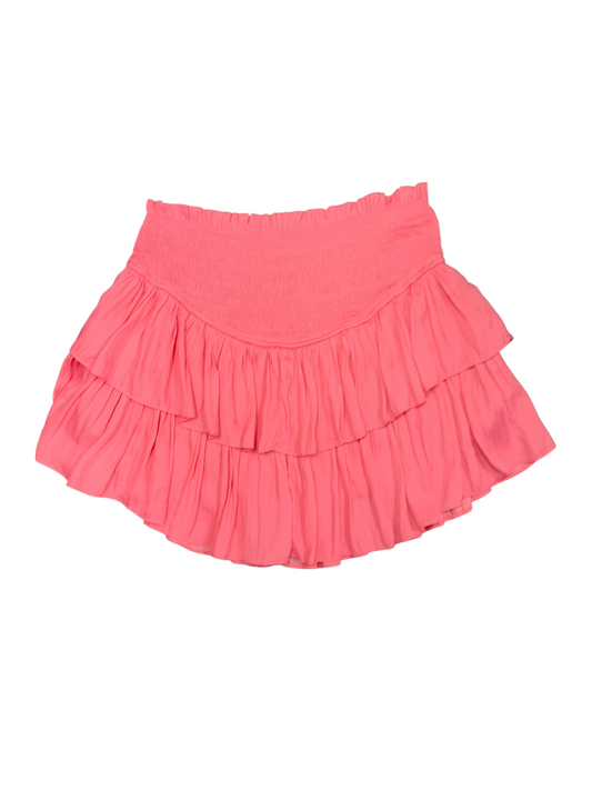 Mustard Seed Women's Ruffle Skirt Pink S