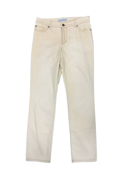 Chicos Platinum Women's Jean Khaki 1.5/10=M