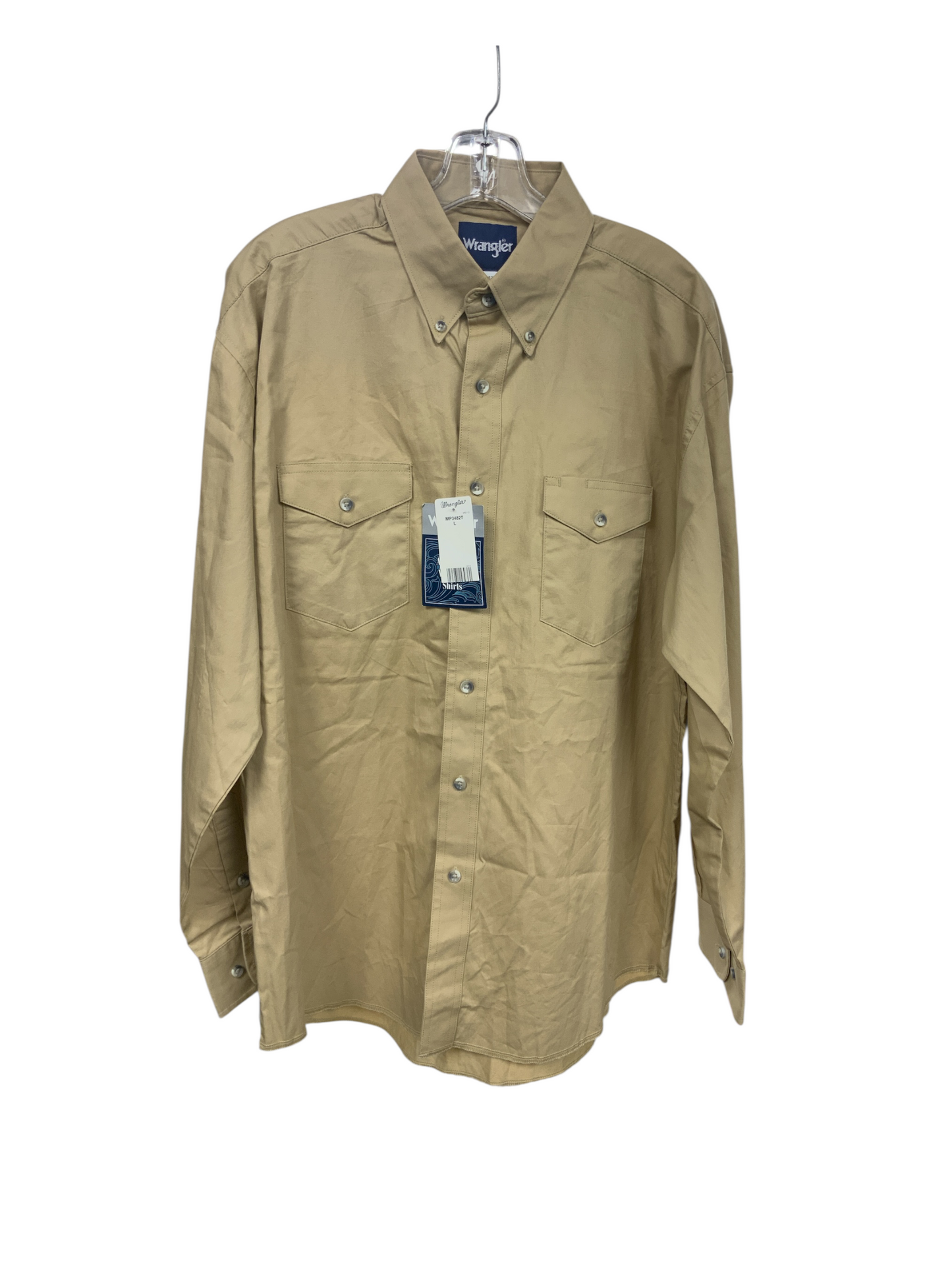 NWT Wrangler Men's Shirt Brown L