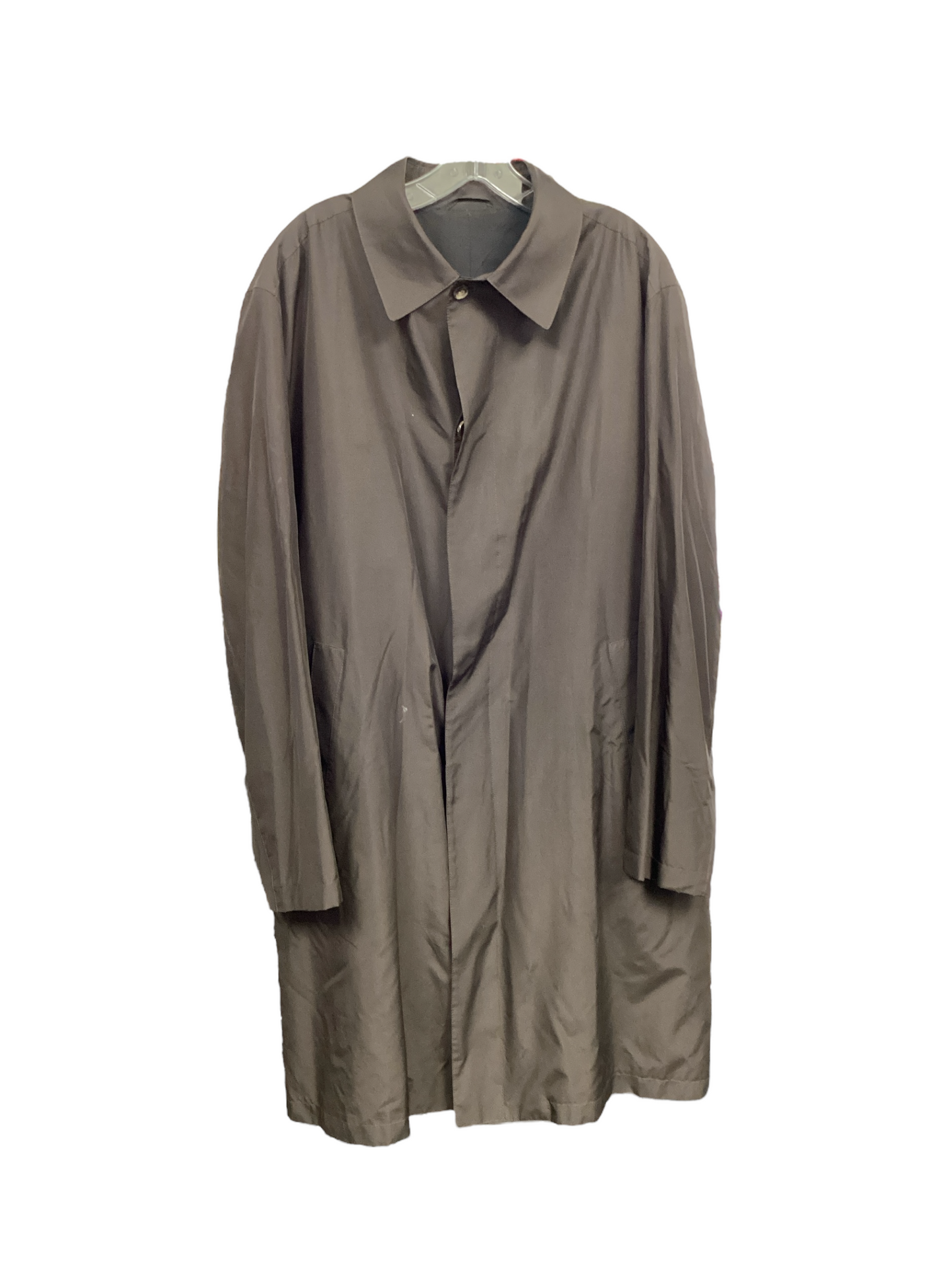 Kiton Napoli Men's Raincoat Brown 54=2X