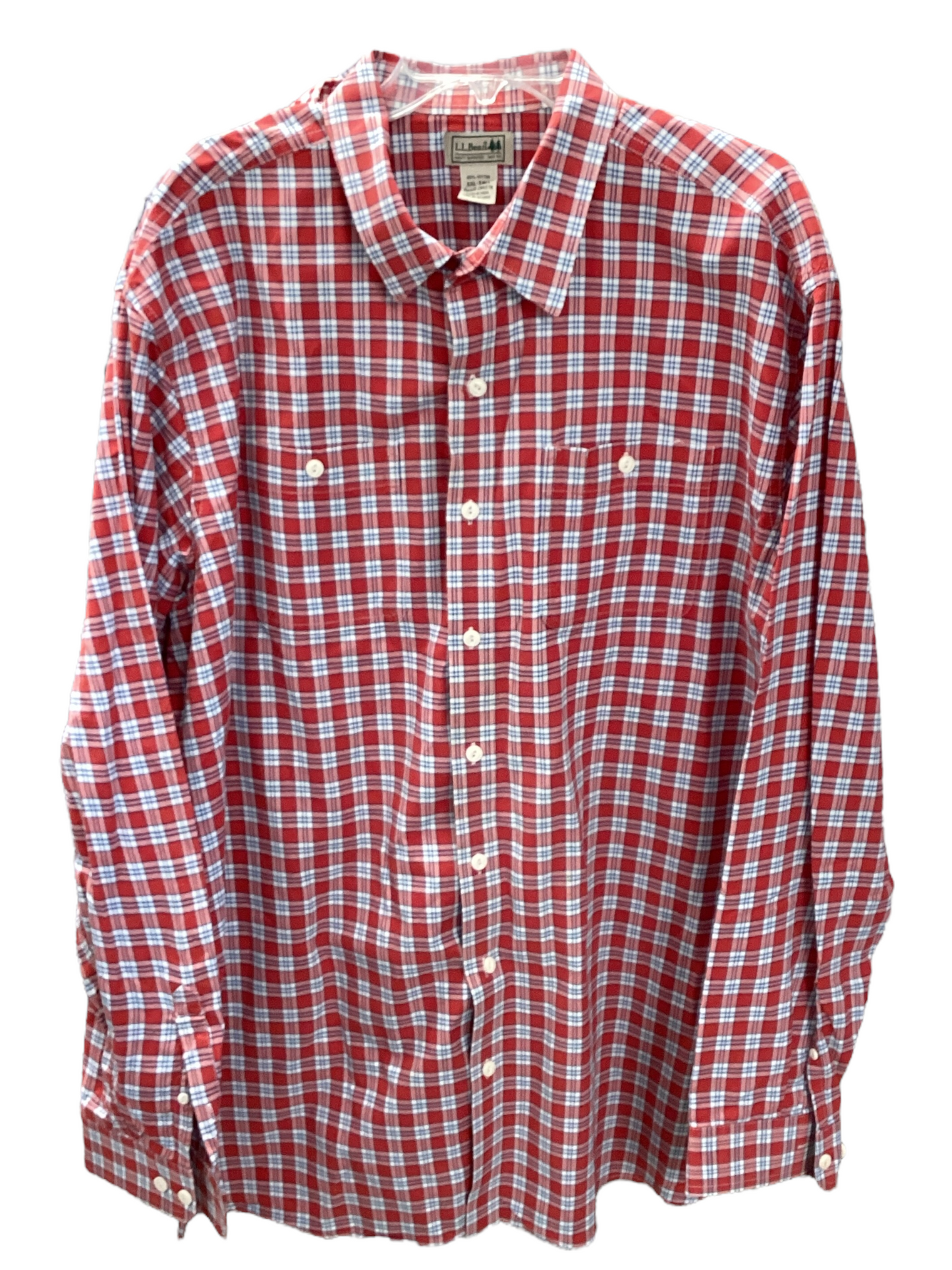 L.L. Bean Men's Shirt Red XXL