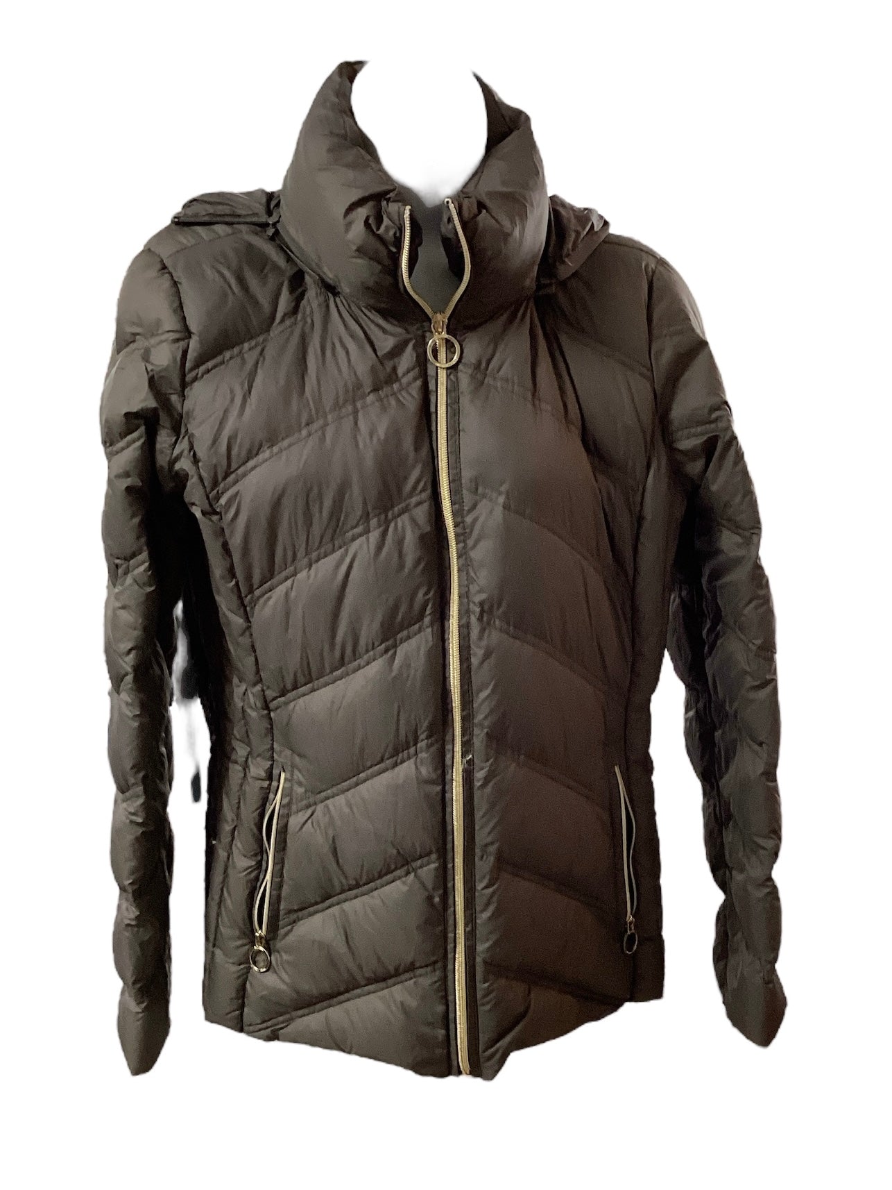 Michael Kors Women's Down Jacket Olive S