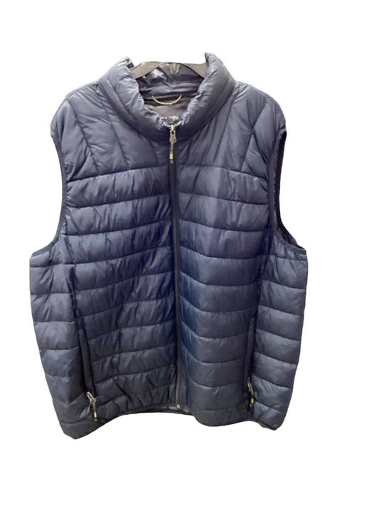 HawkeCo Men's Puffer Vest Blue L