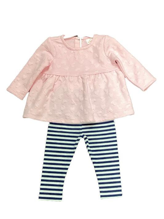 Cat & Jack Girls Pink 2pc Set 3/6M