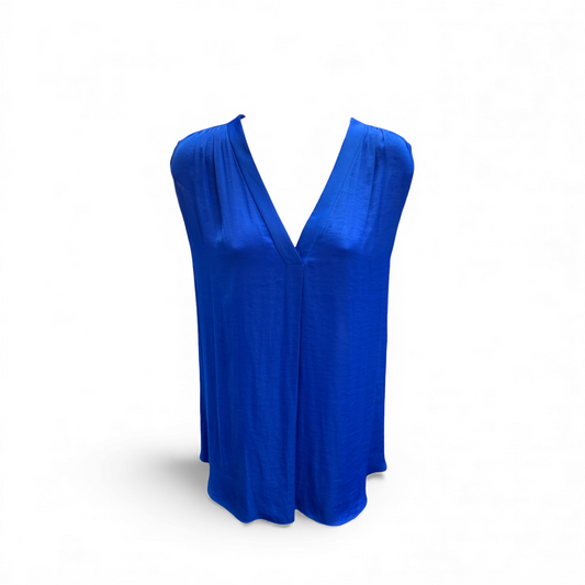 NWT Vince Camuto Women's Blouse Royal 2X
