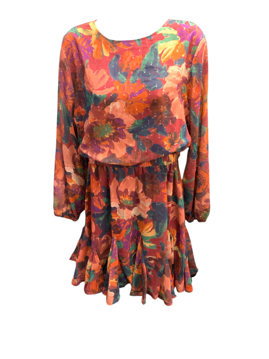 Meet Me in Santorini Women's Dress Wine M