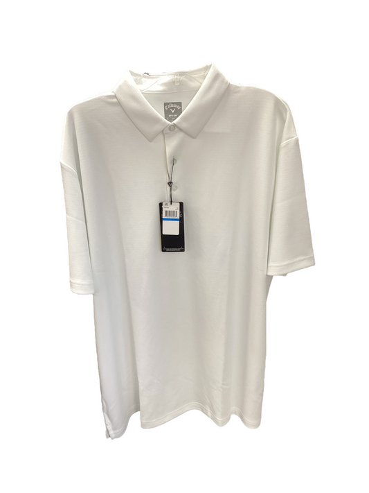 NWT Callaway Men's Golf Polo White XL