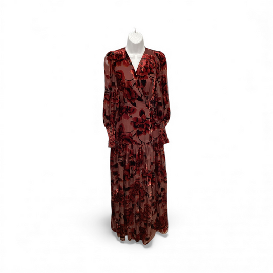 NWT Hutch Women's Velvet Dress Ruby MP
