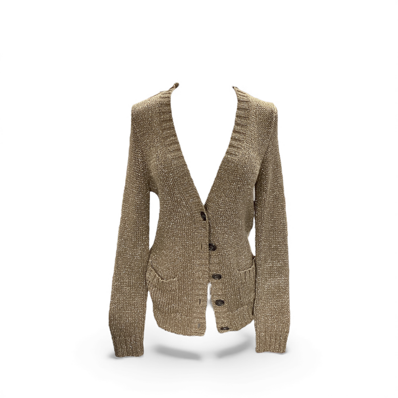 J Crew Women's Cardigan Gold M