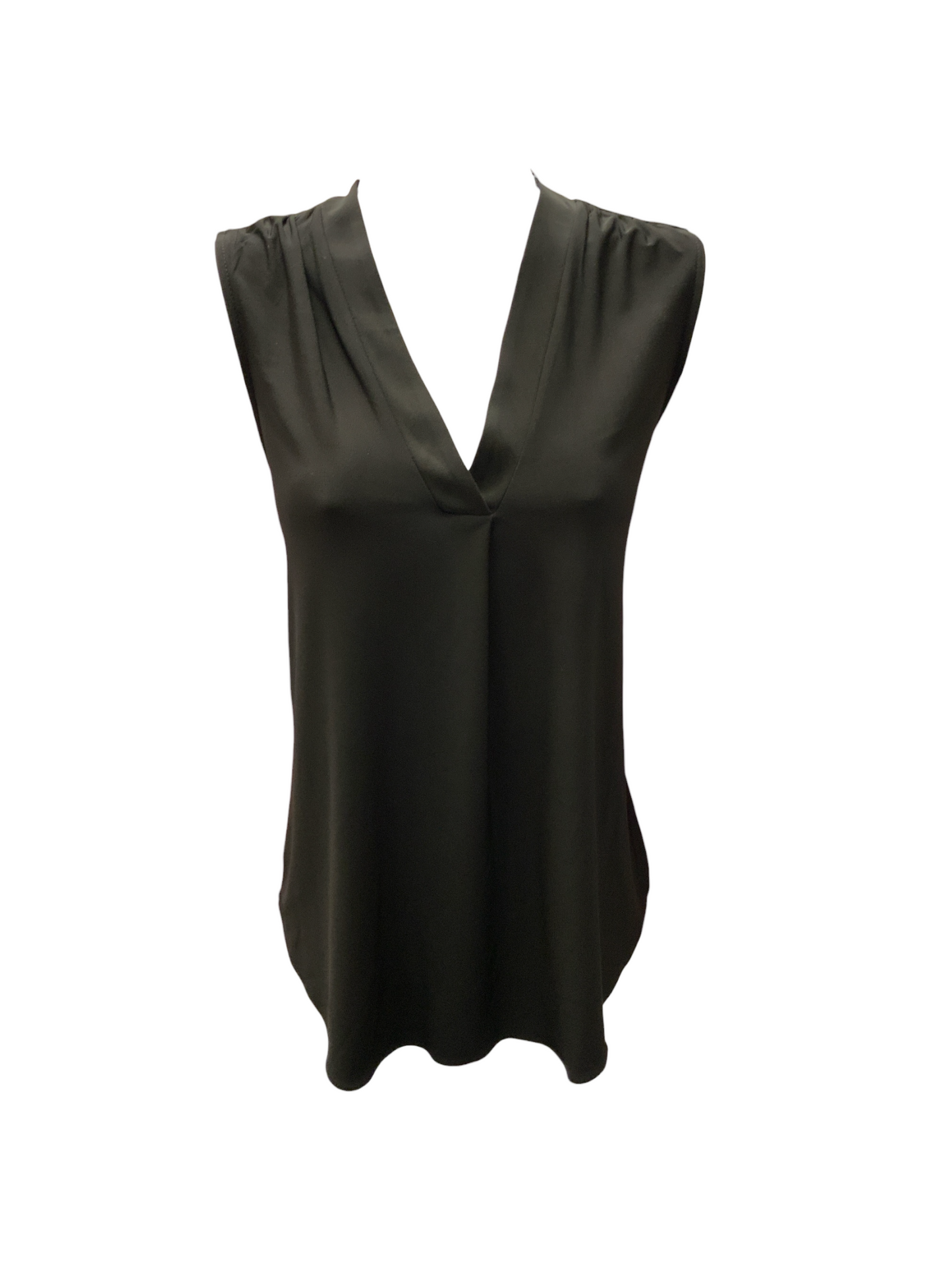 Vince Camuto Women's V Blouse Black Jersey S