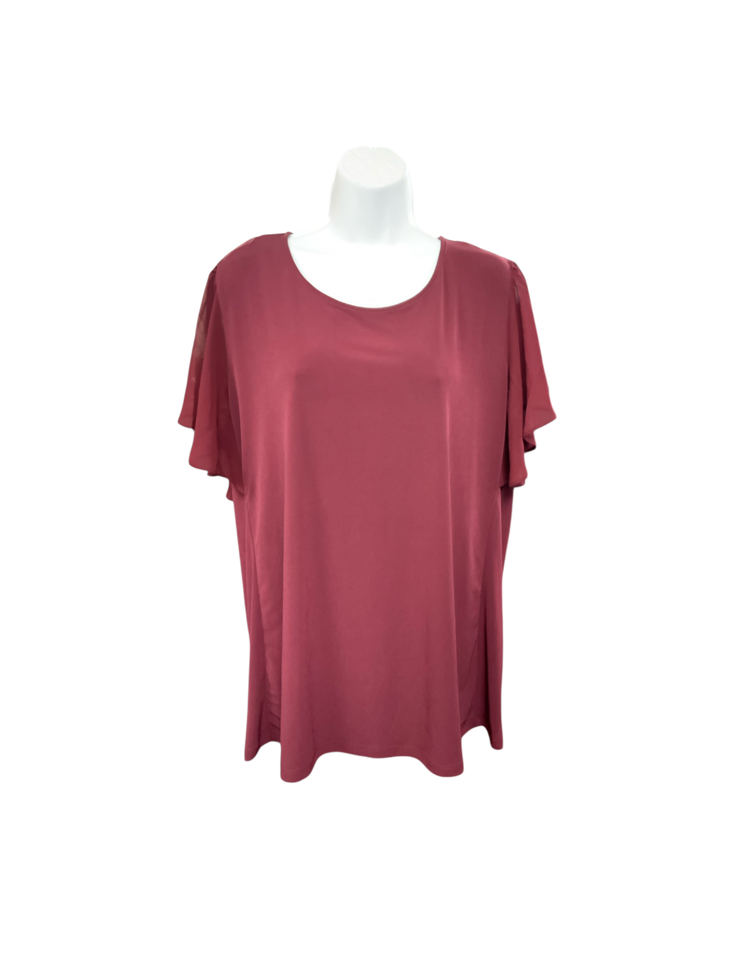 NWT Calvin Klein Women's Shirt Garnet XL