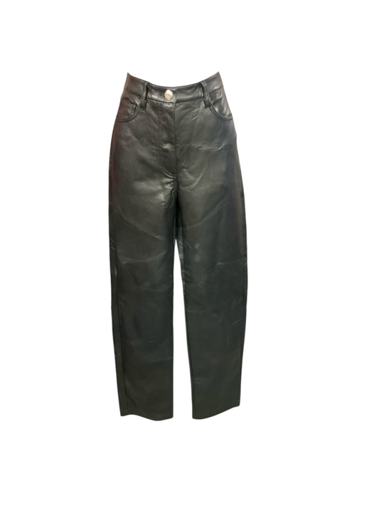 Wilfred Women's Faux Leather Pant Black 0=XS