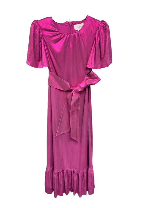NWT Pomander Place Women's Gown Magenta Metallic XL