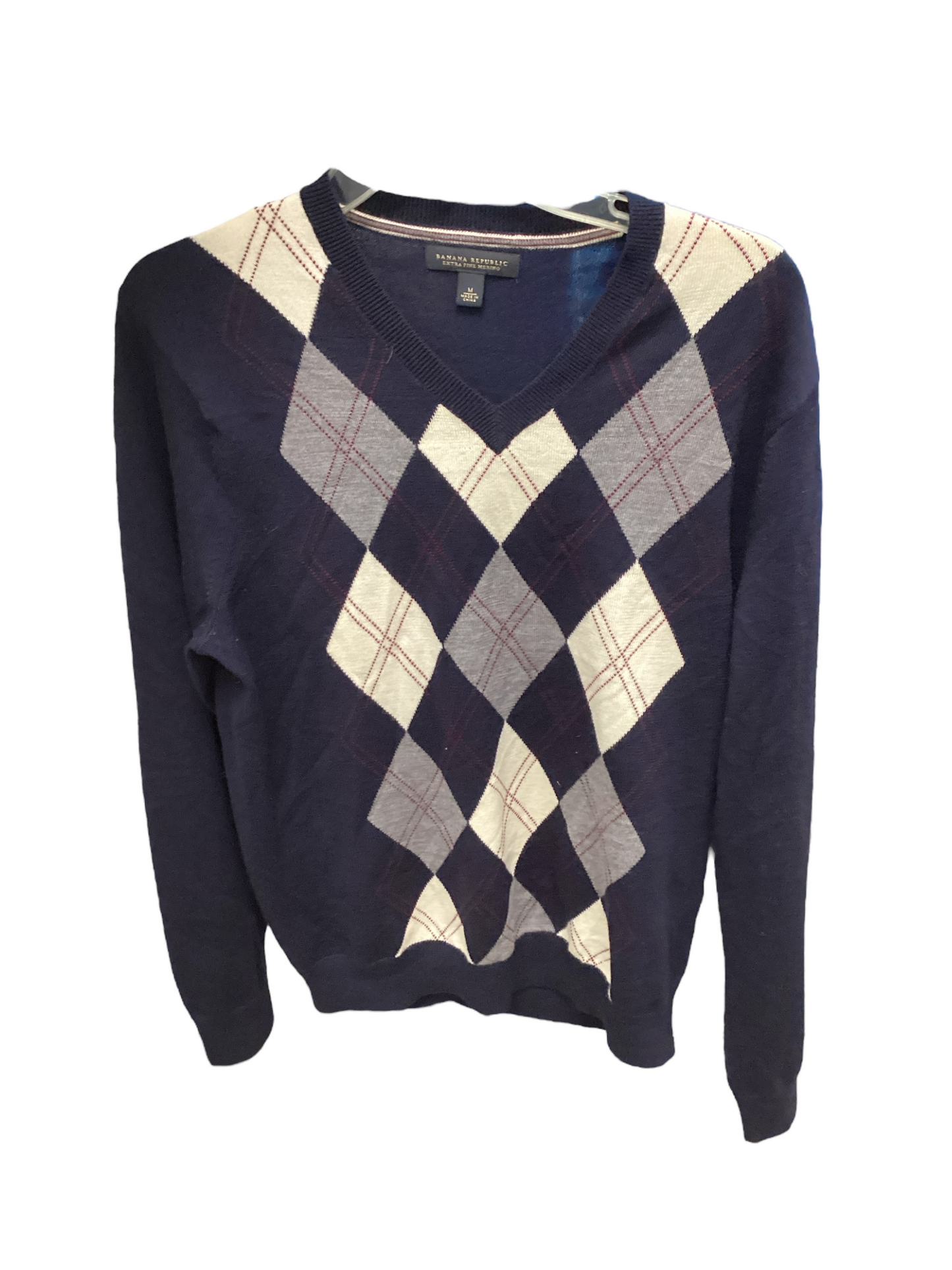 Banana Republic Men's Sweater Blue M