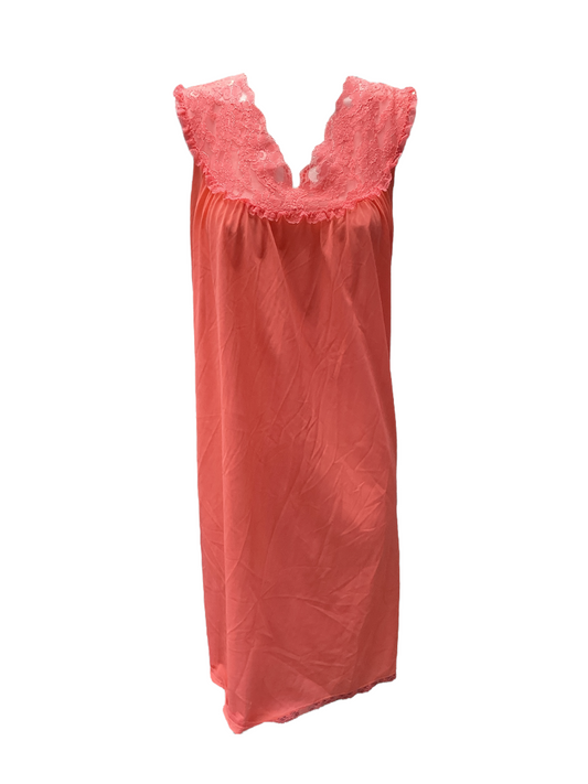 Texsheen 2pc Gown Robe Set Coral L