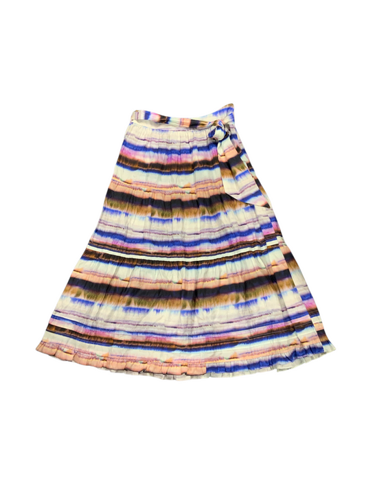 Marie Oliver Women's Silk Skirt Blue Dye 6=S