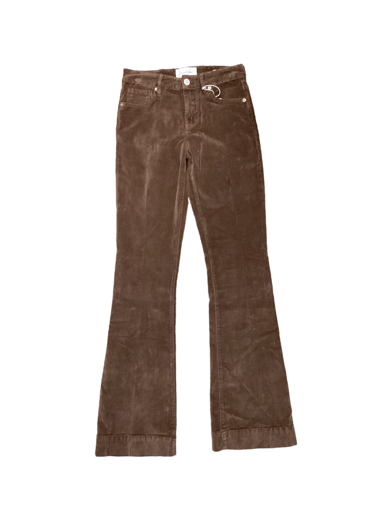 NWT Dear John Women's Jean Brown Velvet 25/0=XS