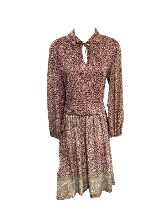 Vintage Sue Brett Women's Dress Plum M