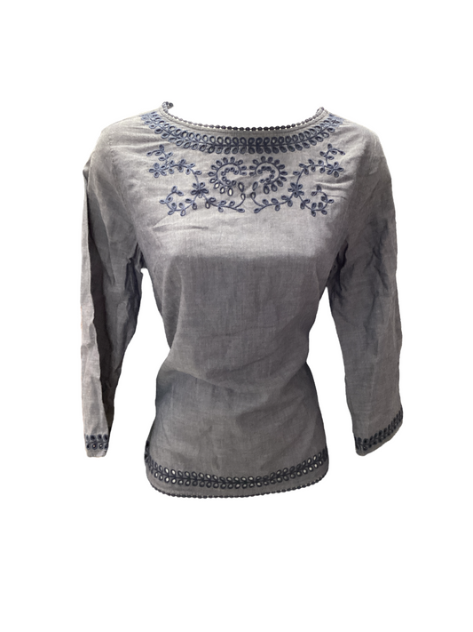 Talbots Women's Tunic Blue XS