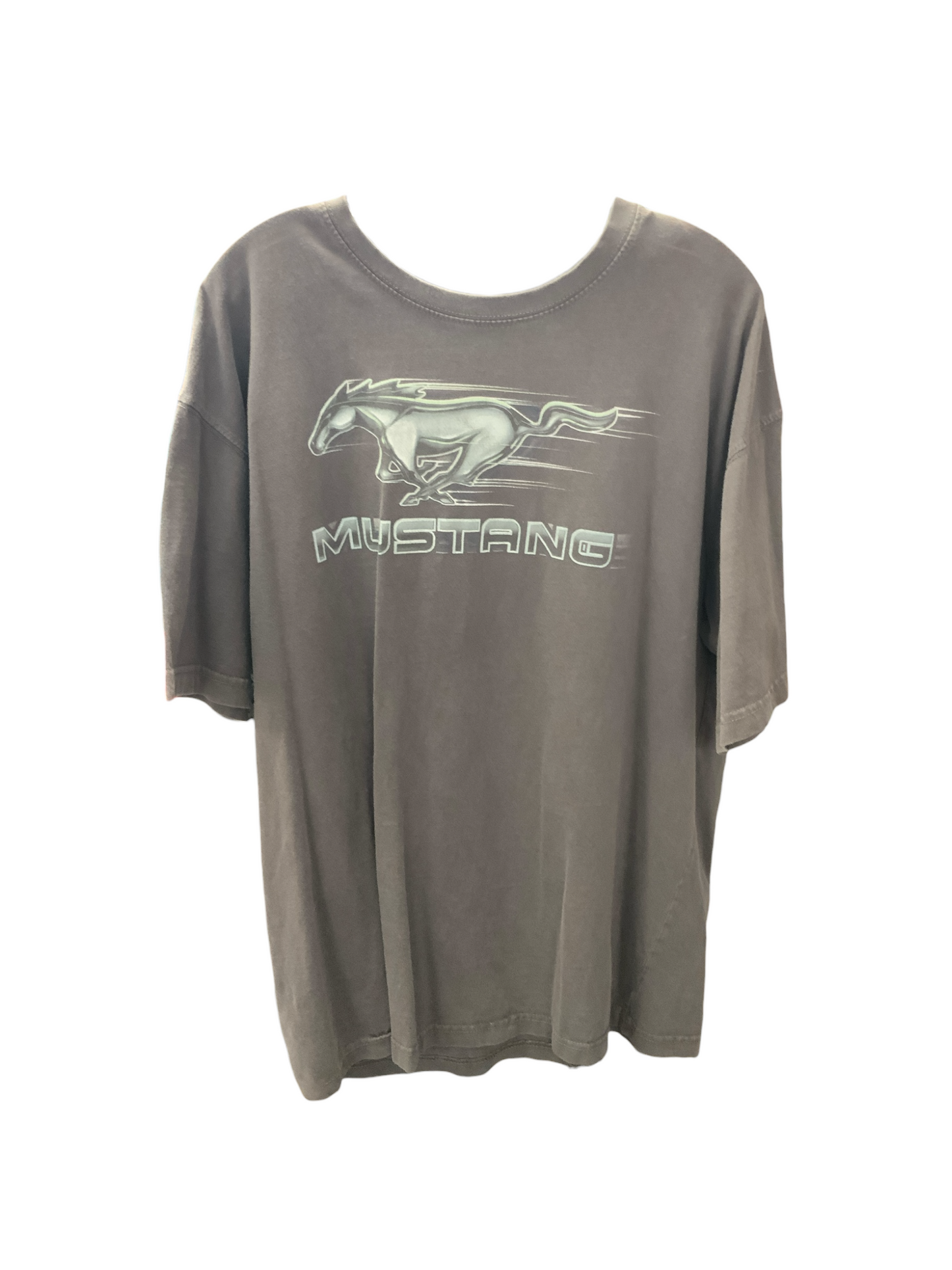 Newport Blue Men's Mustang Tee Coal 2X