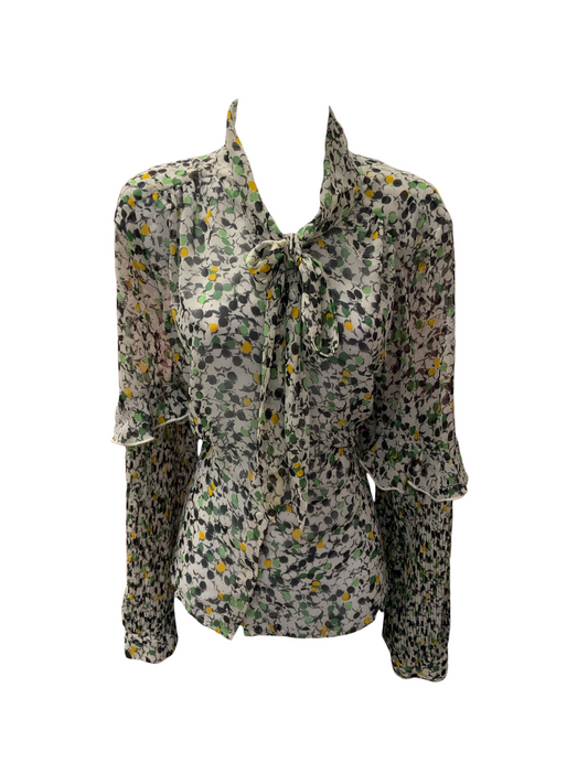 TopShop Women's Blouse Black Multi 10