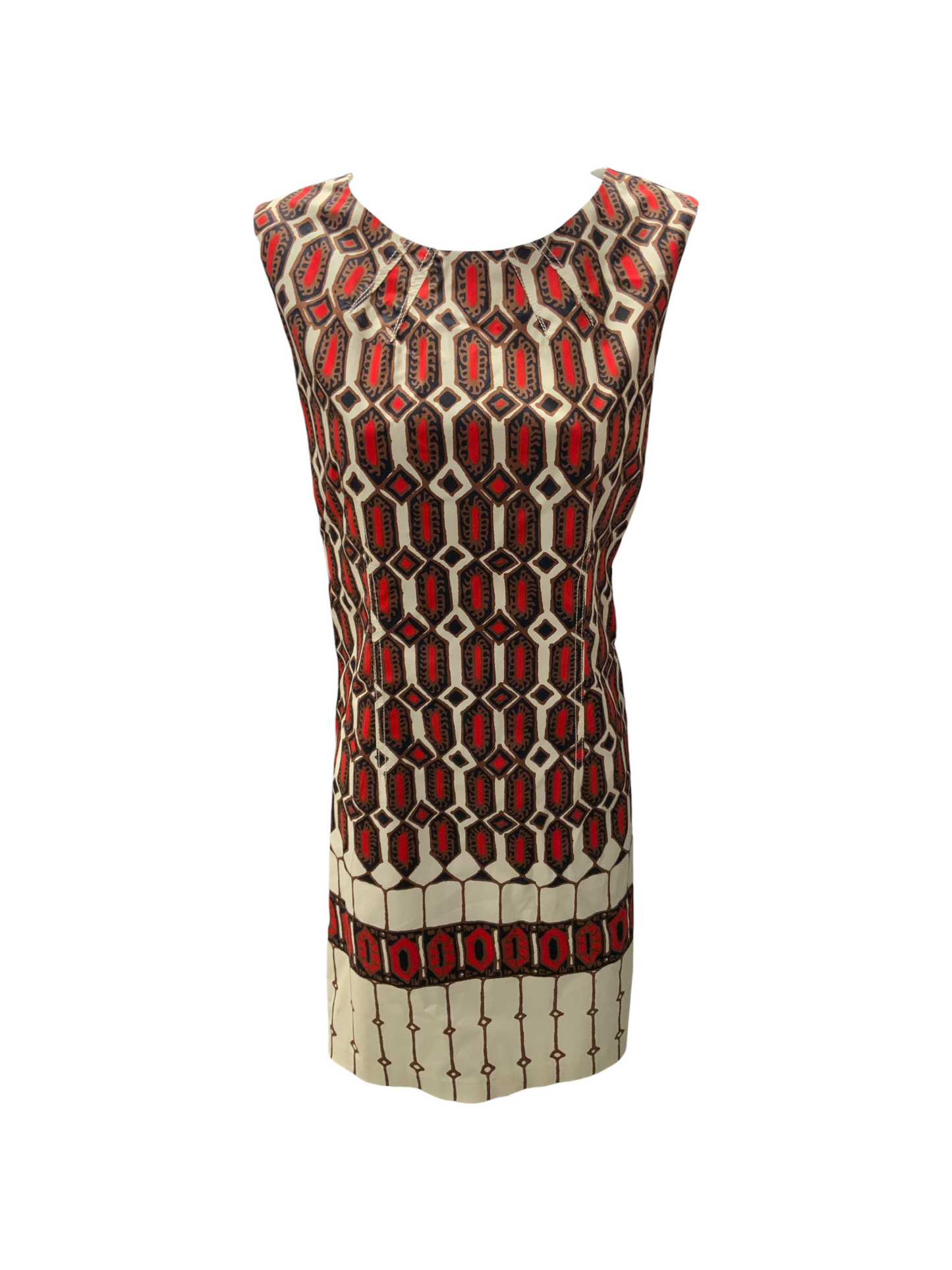 Talbots Women's Dress Red Multi 6P