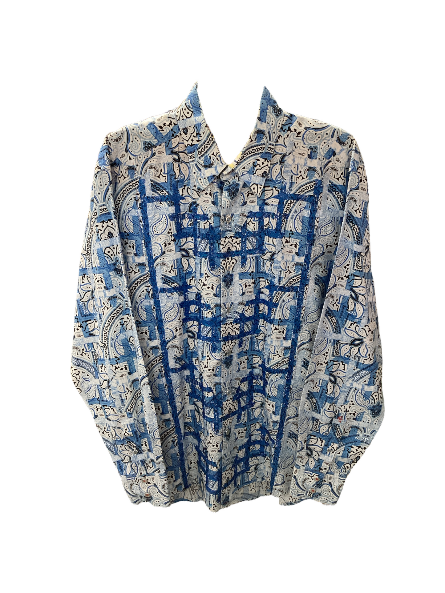 Robert Graham Men's Shirt Blue L