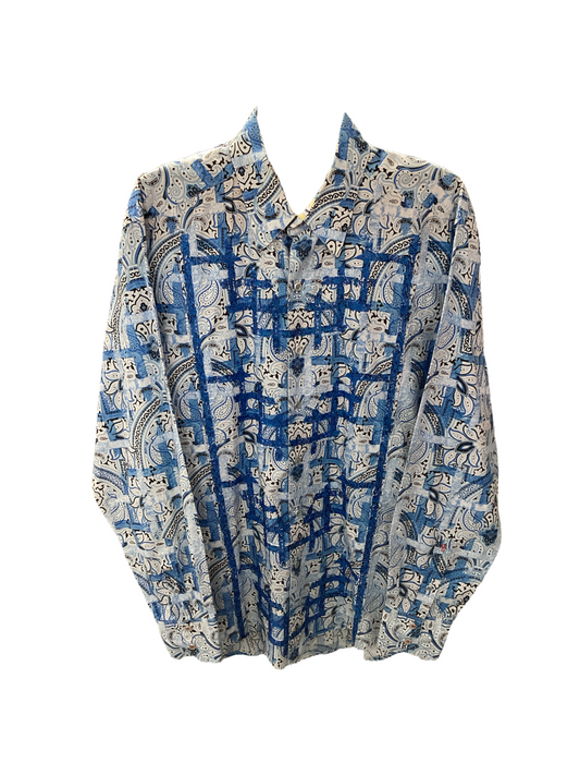 Robert Graham Men's Shirt Blue L
