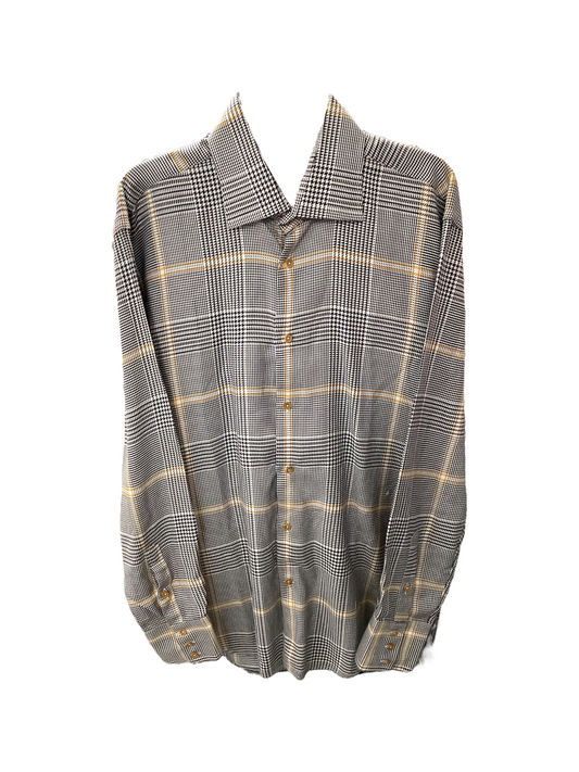 Circle Of Gentlemen Men's Shirt White Multi 43/17=XL