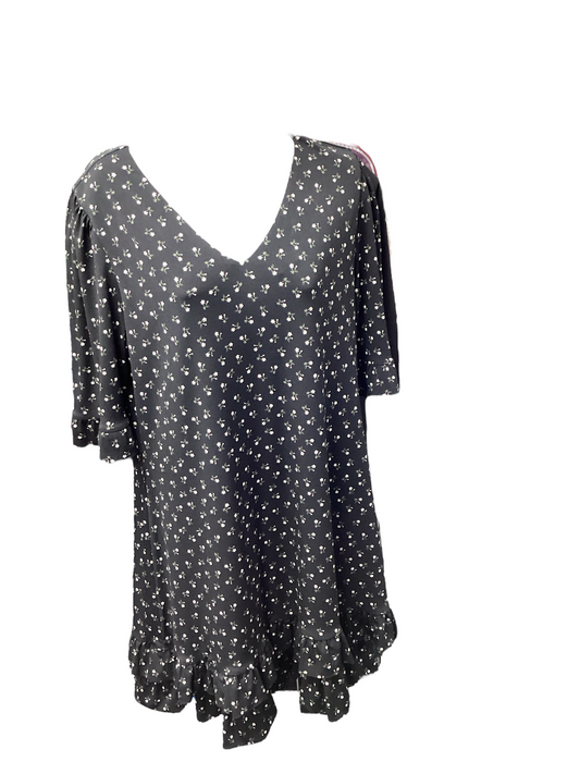 Cece Women's Dress Black Floral L