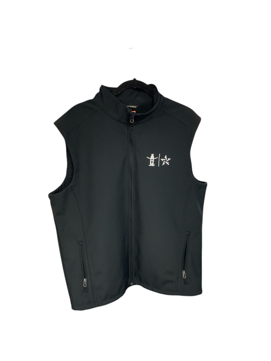 Port Authority Men's Houston Rodeo Logo Vest Black XL