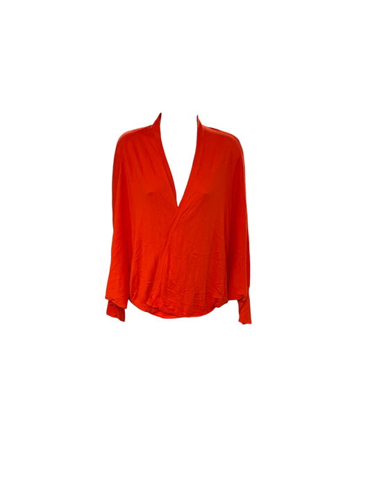 Loft Women's Shirt Orange M