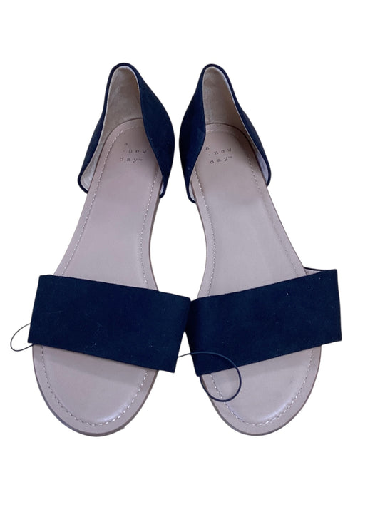 A New Day Women’s Black Sandals 10