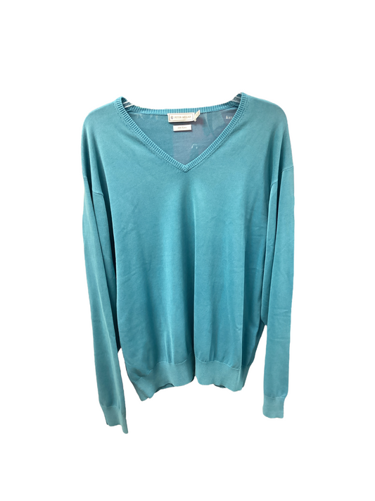 Peter Millar Men's Sweater Teal L
