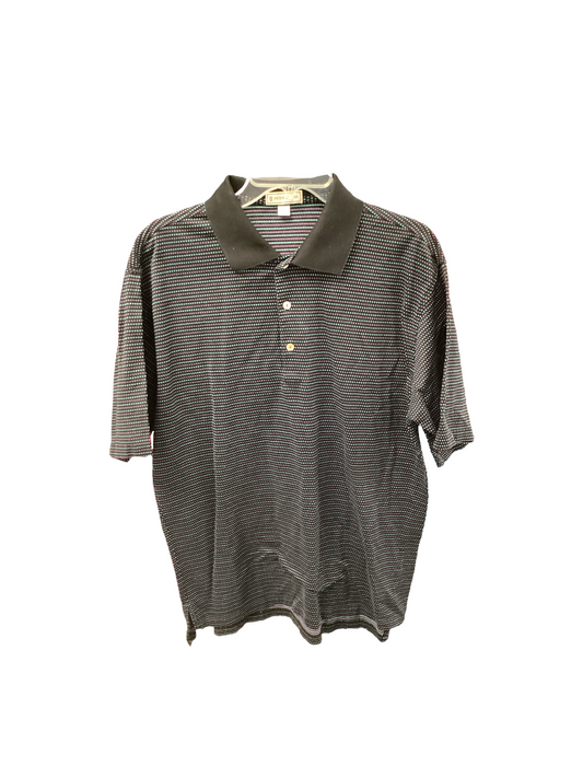 Peter Millar Men's Polo Black Multi L