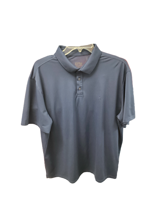 State Of Matter Men's Polo Blue Xl
