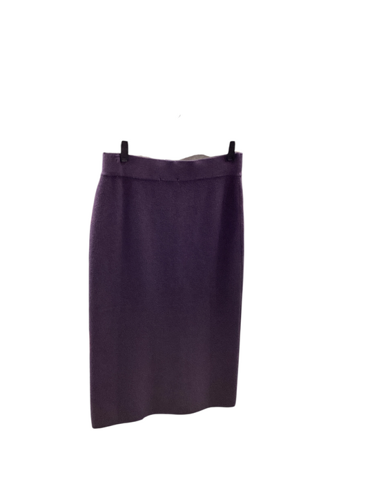 Natacha Paris Women's Sweater Skirt Purple Sx28