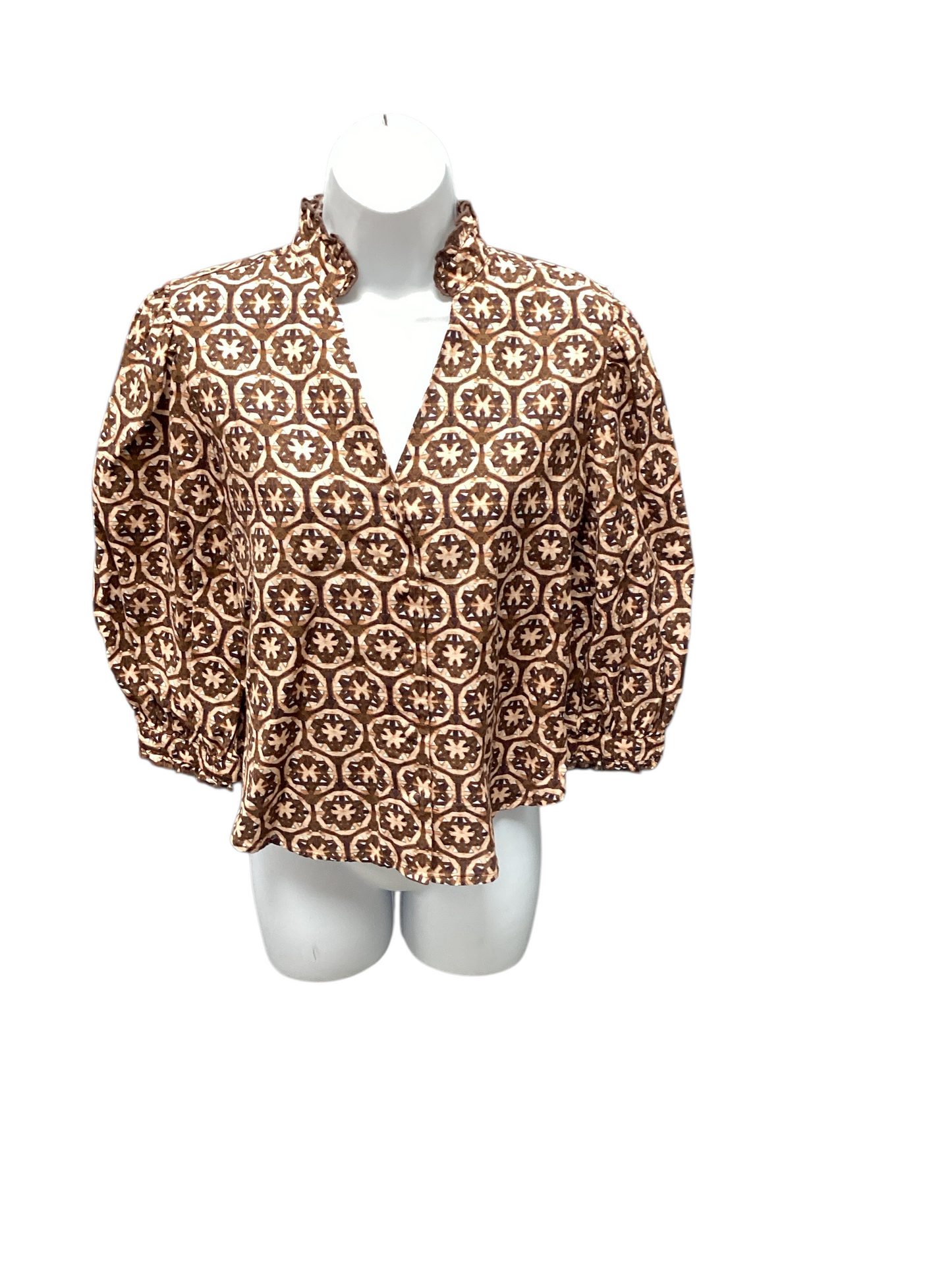 Mason's Daughter Women's Cotton Blouse Tan S