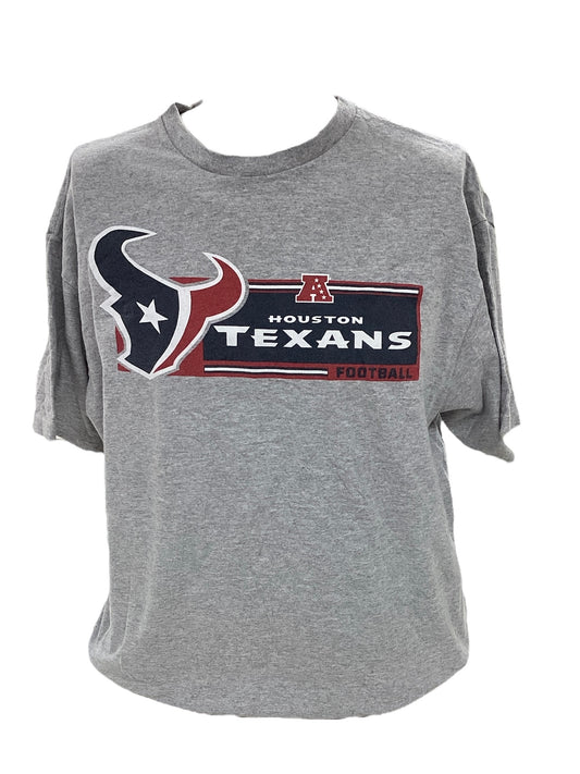 NFL Men's Texans Tee Shirt Gray XL