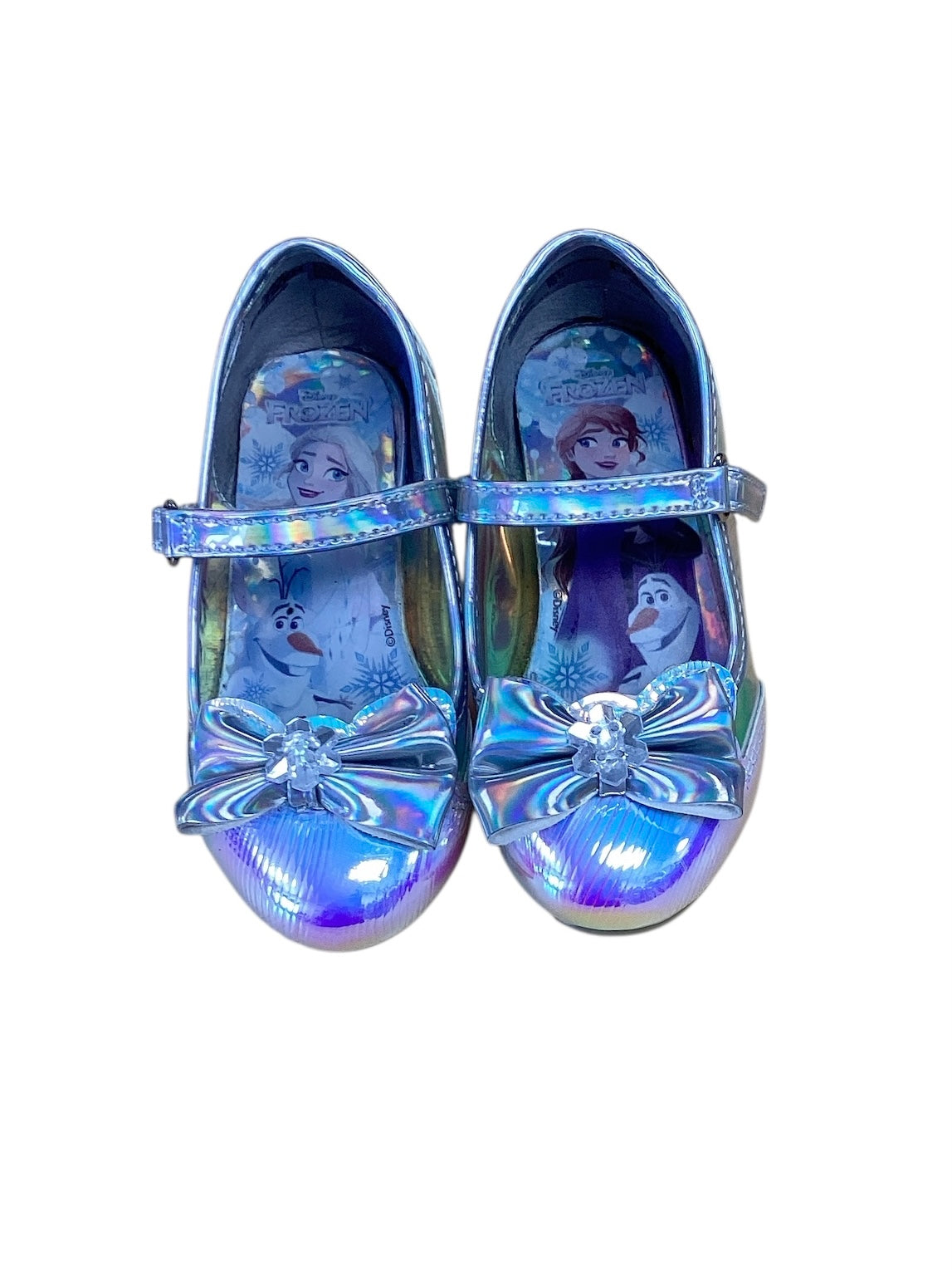 Disney Girl's Shoe Metallic 8