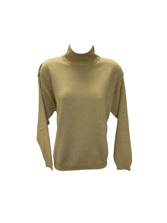Lise J Women's Sweater Gold Mock L