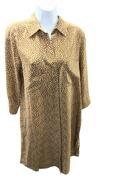 L'Agence Women's Silk Dress Cheetah S