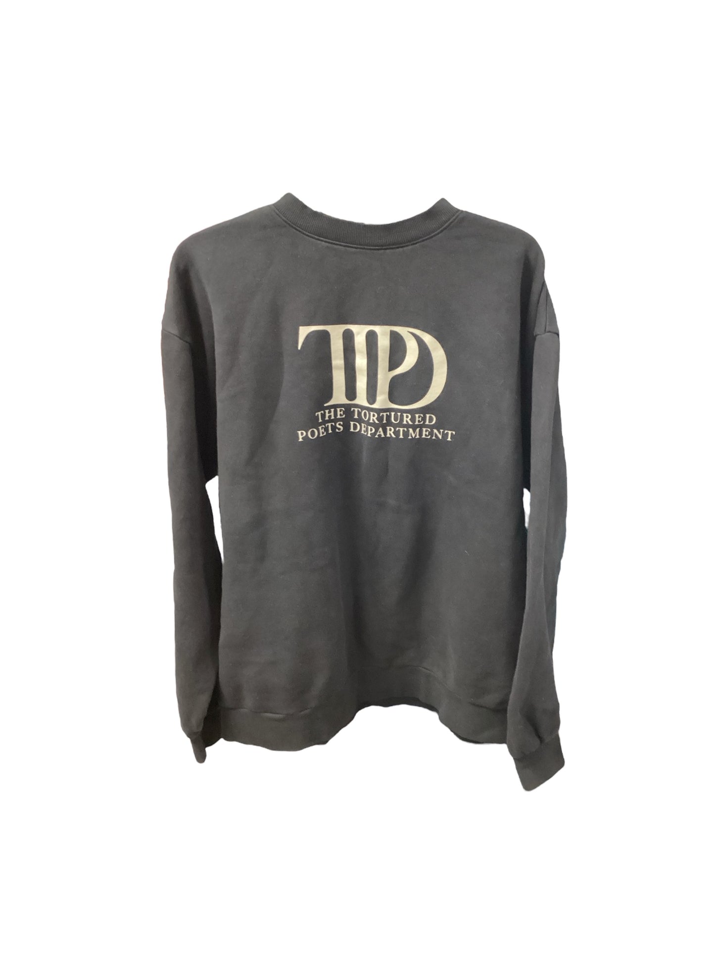 Tortured Poets Department Men's Sweater Black L