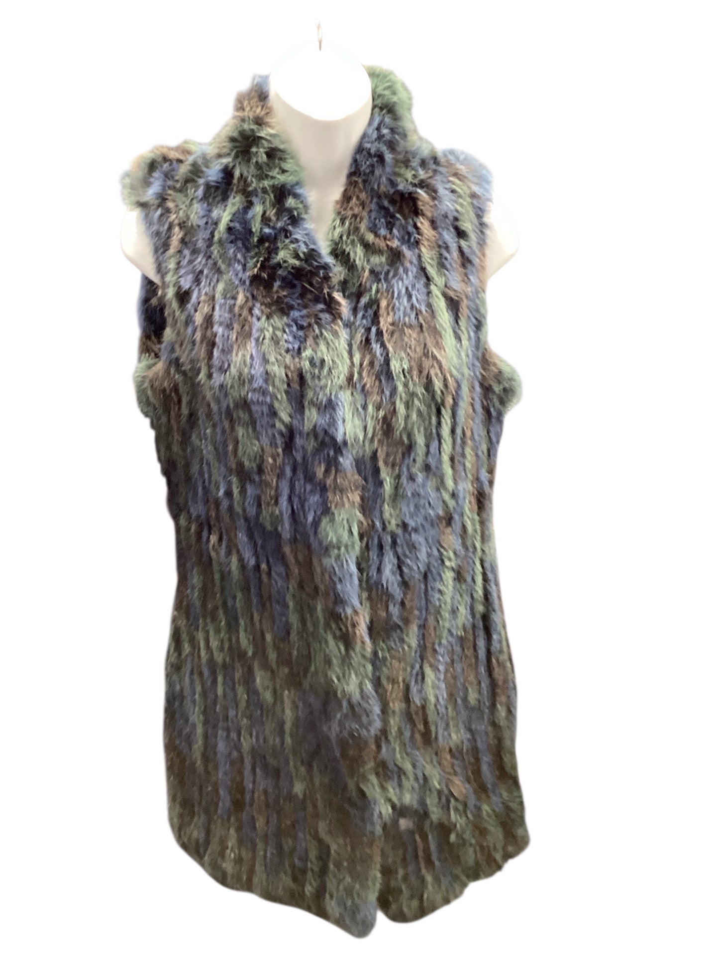 Love Token Women's Rabbit Vest Azurite S