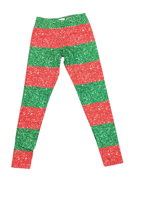 NEW CowCow Women's Legging Red/Green 4XL