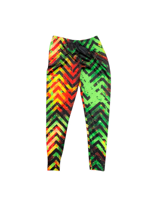 NEW CowCow Women's Legging Red Yellow L