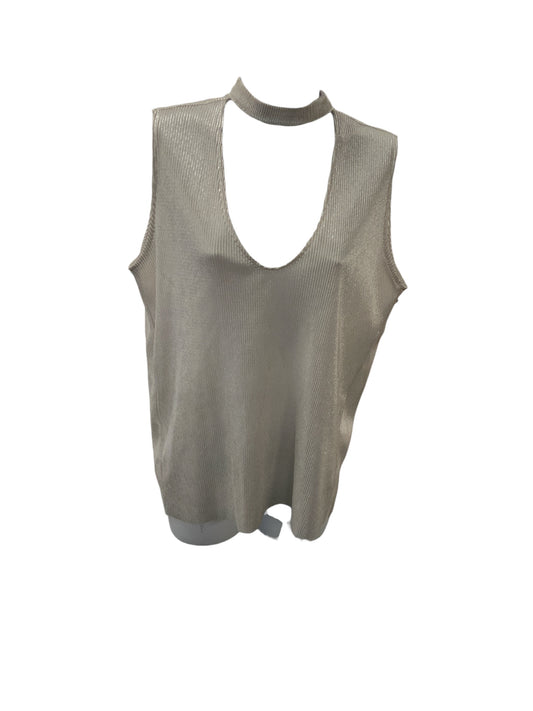 BB Dakota Women's Blouse Silver M