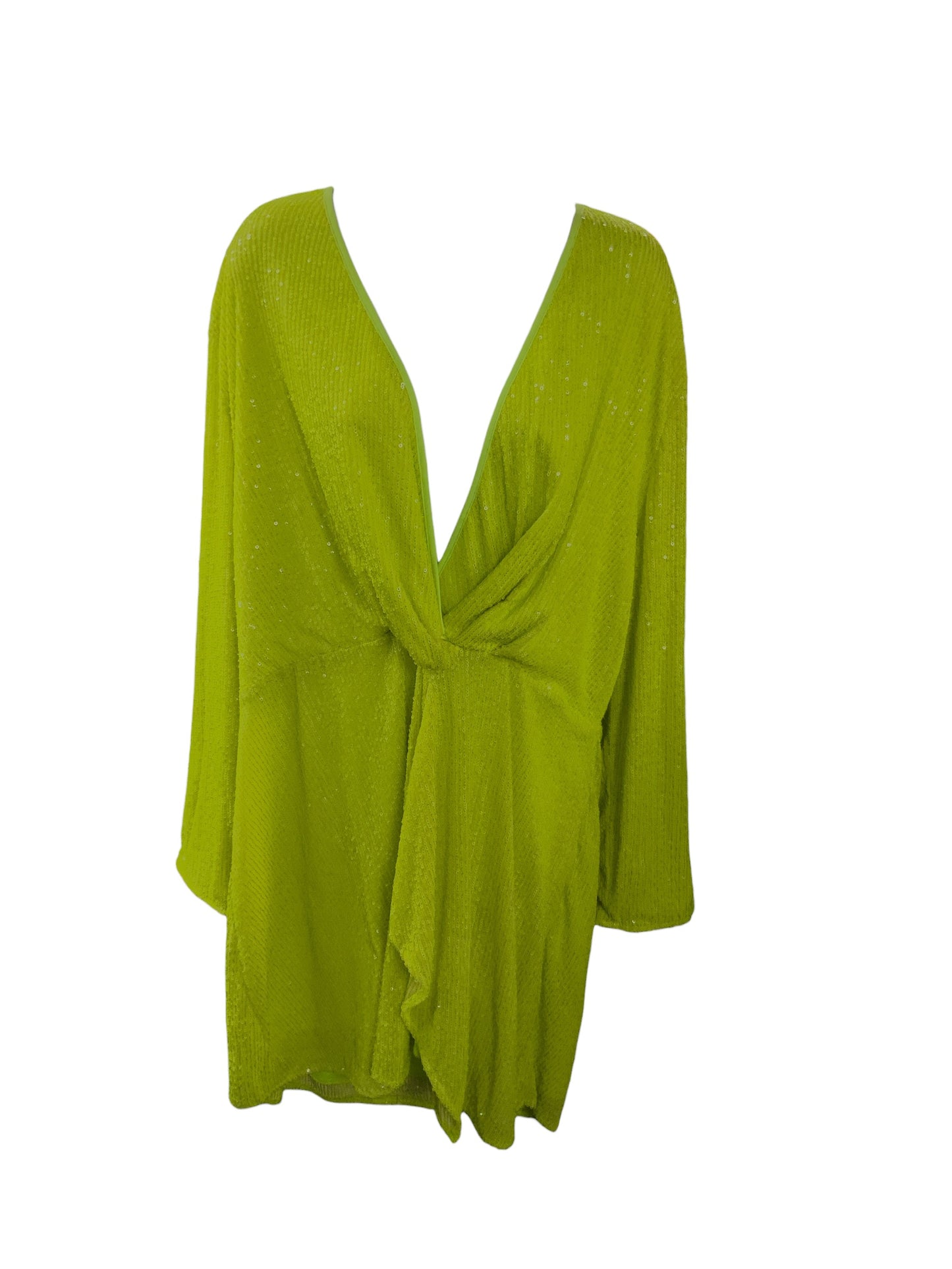 NWT Pretty Little Things Women's Dress Lime 1X