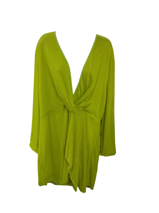 NWT Pretty Little Things Women's Dress Lime 1X