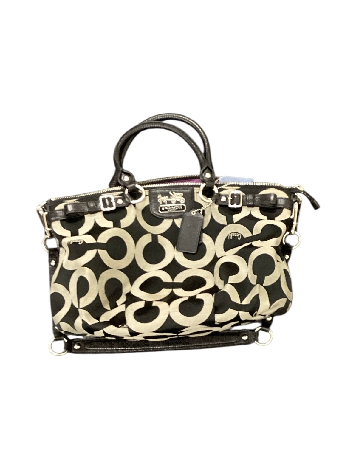 Coach Black Logo Bag